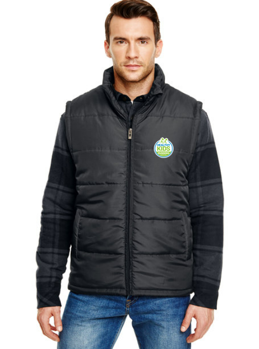 HKRS Men's Burnside Quilted Puffer Vest