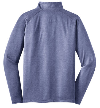 Tek Gear Dry Tek Half-Zip Pullover Men's 3XB Heather Blue